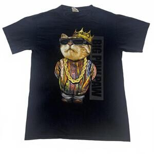 Big Paw Paw Cat Graphic T-Shirt - S